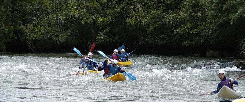Descenso Canoa Cañón del Ebro Burgos